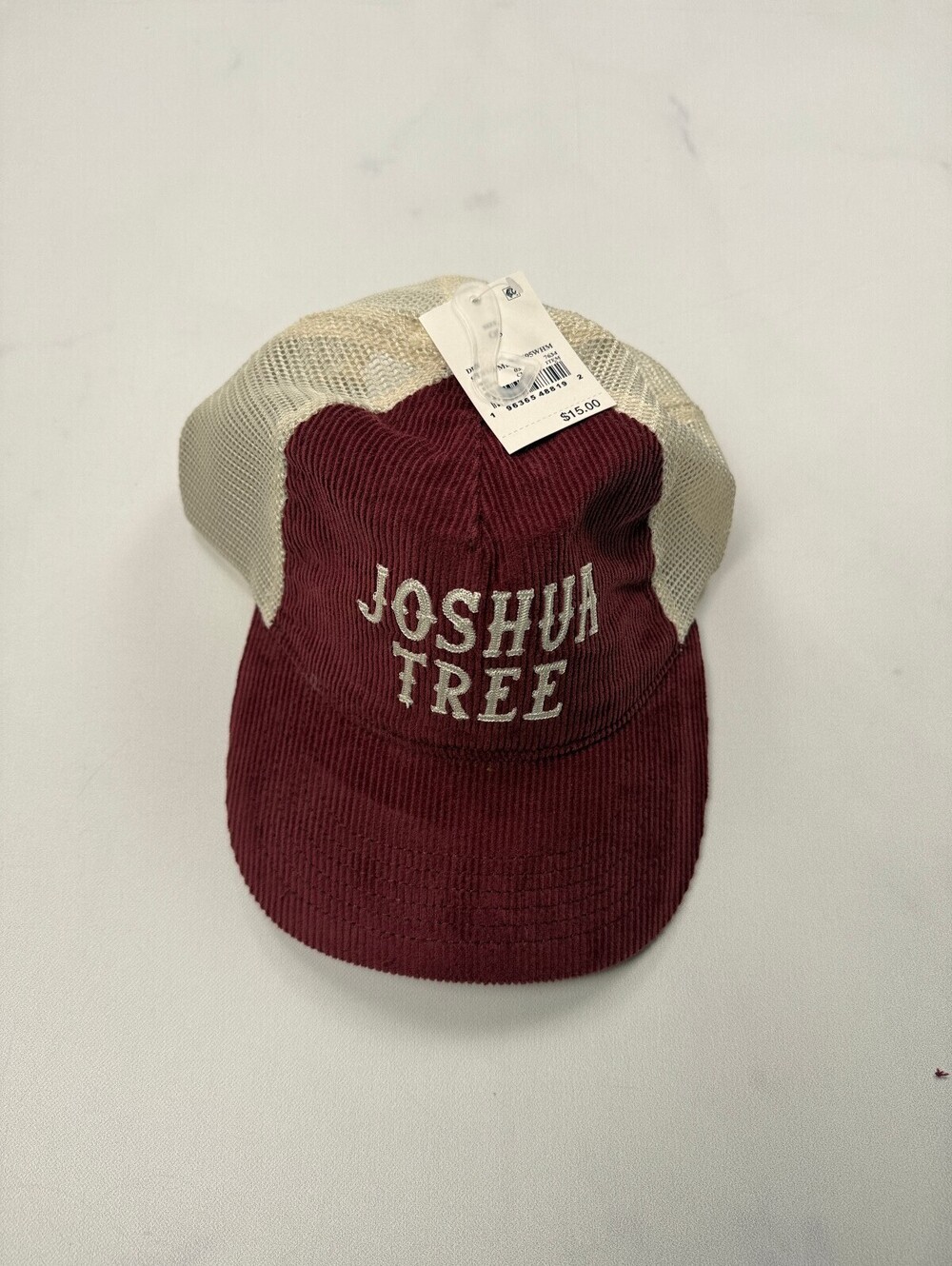 Mad Engine Joshua Tree Baseball Cap Burgundy Modern Streetwear - Mens OS